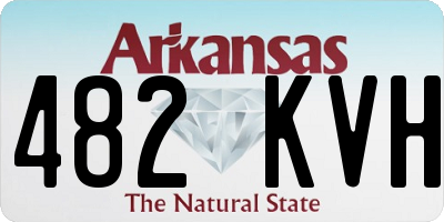 AR license plate 482KVH