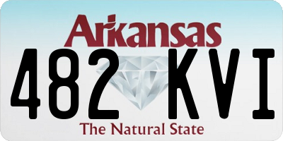 AR license plate 482KVI