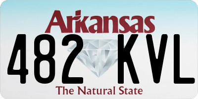 AR license plate 482KVL