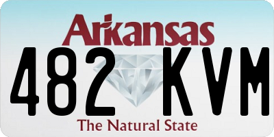 AR license plate 482KVM