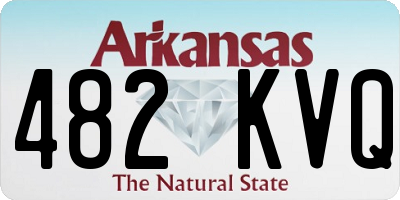 AR license plate 482KVQ