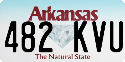 AR license plate 482KVU