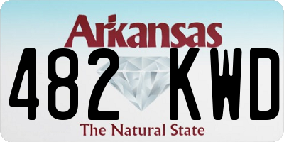 AR license plate 482KWD