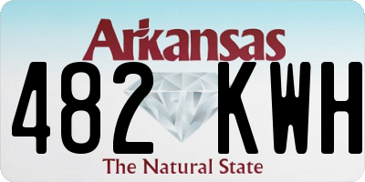AR license plate 482KWH