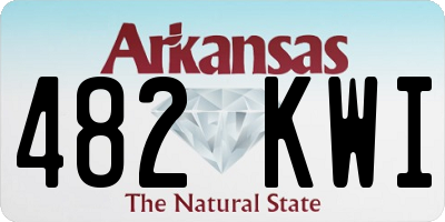 AR license plate 482KWI