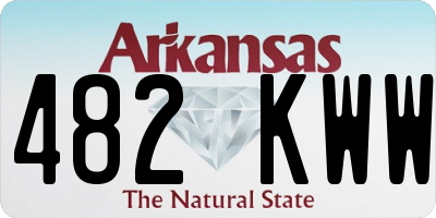 AR license plate 482KWW