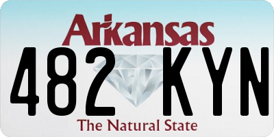 AR license plate 482KYN