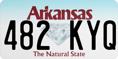 AR license plate 482KYQ