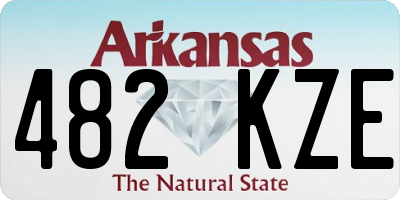 AR license plate 482KZE