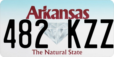 AR license plate 482KZZ