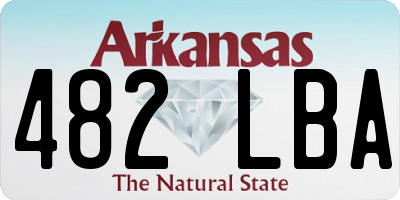 AR license plate 482LBA