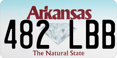 AR license plate 482LBB