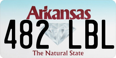 AR license plate 482LBL