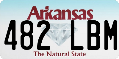 AR license plate 482LBM