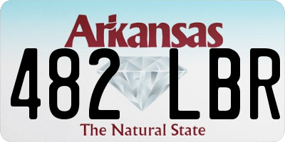 AR license plate 482LBR