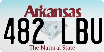 AR license plate 482LBU