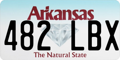 AR license plate 482LBX
