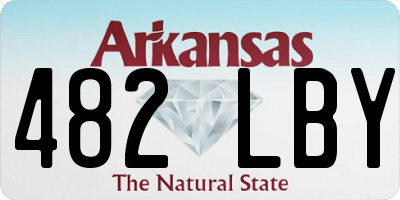AR license plate 482LBY