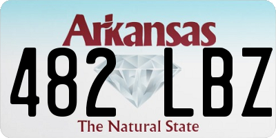 AR license plate 482LBZ