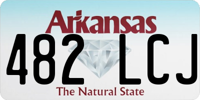 AR license plate 482LCJ