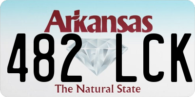 AR license plate 482LCK