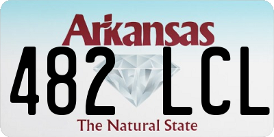 AR license plate 482LCL