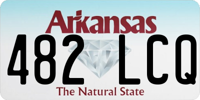 AR license plate 482LCQ