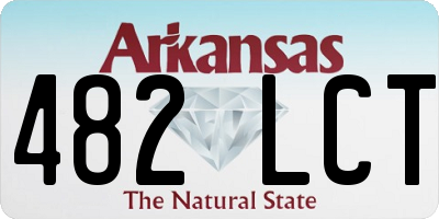 AR license plate 482LCT