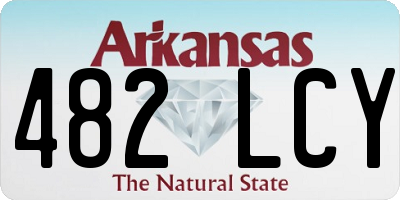 AR license plate 482LCY