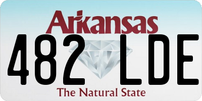 AR license plate 482LDE