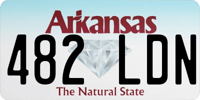 AR license plate 482LDN