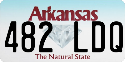 AR license plate 482LDQ