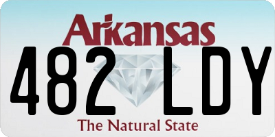 AR license plate 482LDY