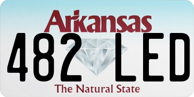 AR license plate 482LED