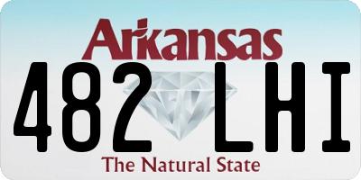 AR license plate 482LHI