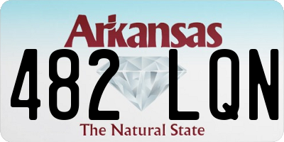 AR license plate 482LQN