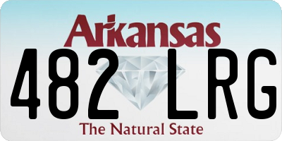 AR license plate 482LRG