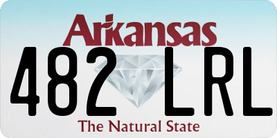 AR license plate 482LRL