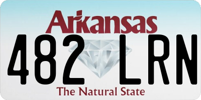 AR license plate 482LRN