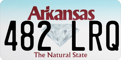 AR license plate 482LRQ