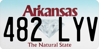 AR license plate 482LYV