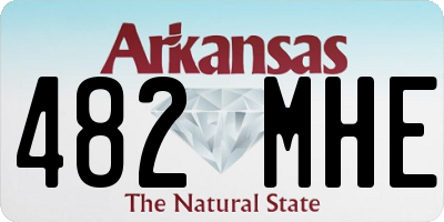AR license plate 482MHE