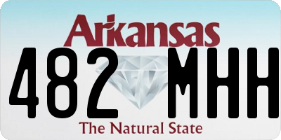 AR license plate 482MHH