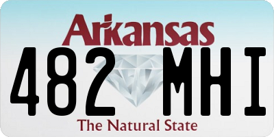 AR license plate 482MHI