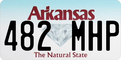 AR license plate 482MHP