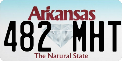 AR license plate 482MHT