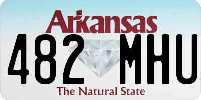AR license plate 482MHU