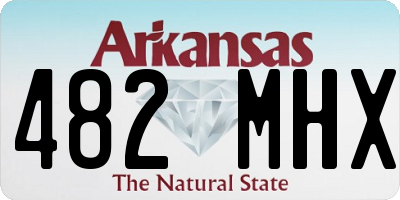 AR license plate 482MHX