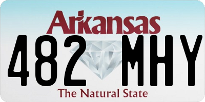 AR license plate 482MHY