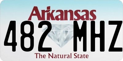 AR license plate 482MHZ